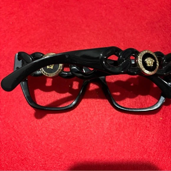 Versace Black and Gold Glasses frame ,vintage - Picture 1 of 5
